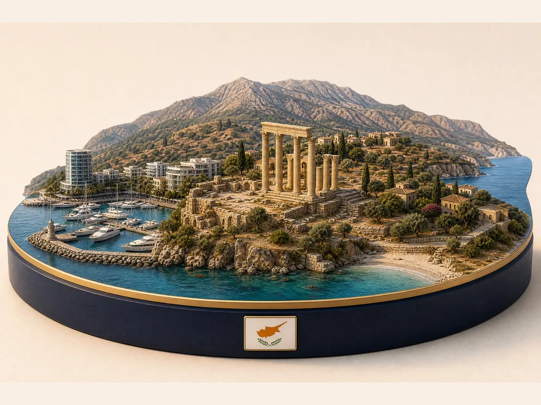 Cyprus 3D diorama