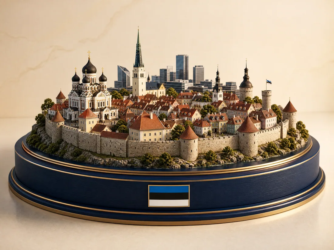Igaunija 3D diorama