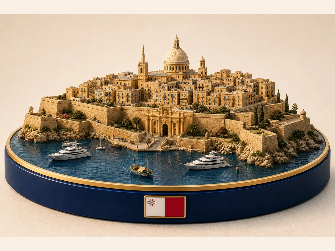 Malta 3D diorama