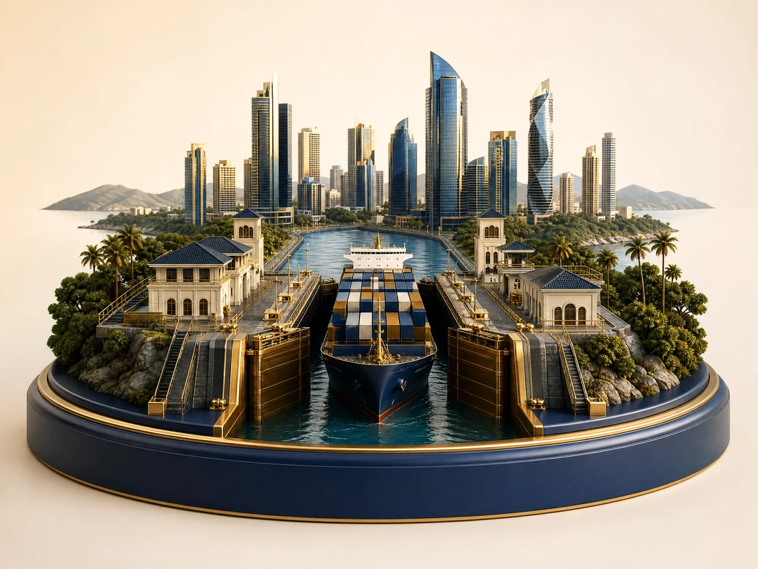 Panama 3D diorama