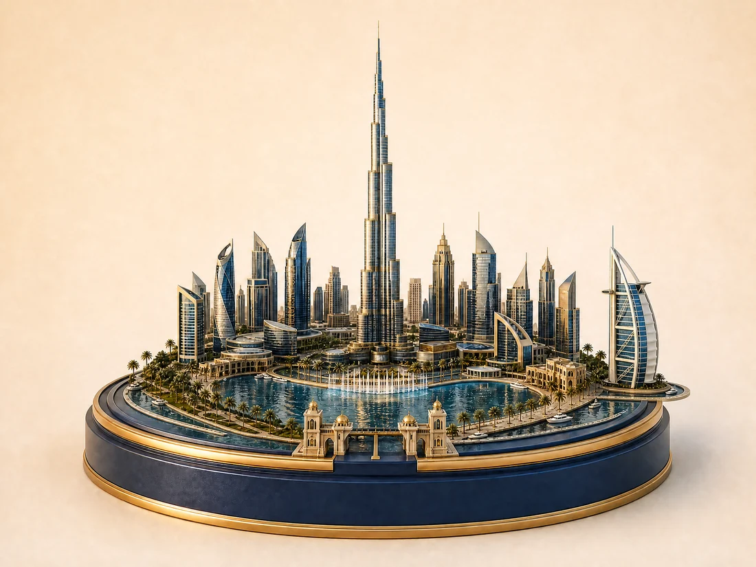 Apvienotie Arābu Emirāti 3D diorama